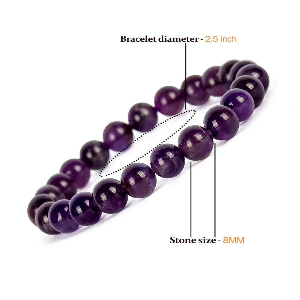 Natural Amethyst Bracelet – Elegance and Healing Energy